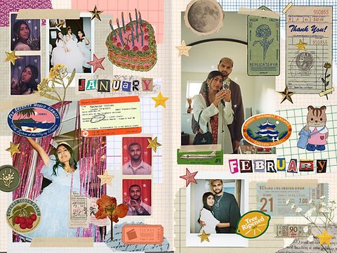 Digital Scrapbook Template | NATASHA AHMED SHOP