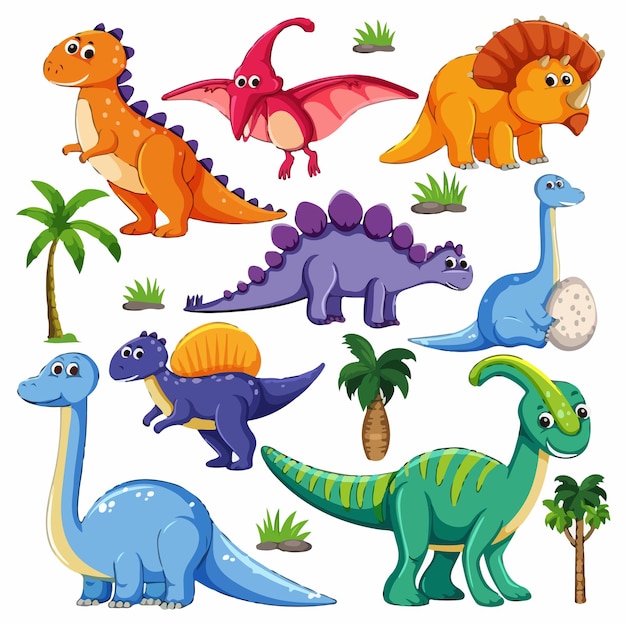 dinosaur cartoon clipart
