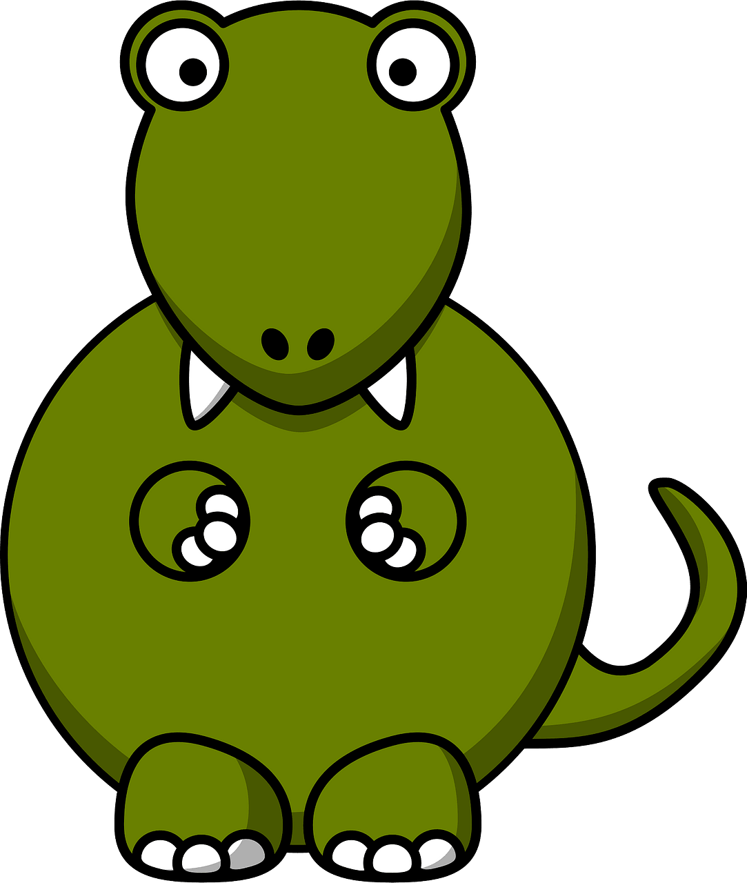 dinosaur cartoon cliparts