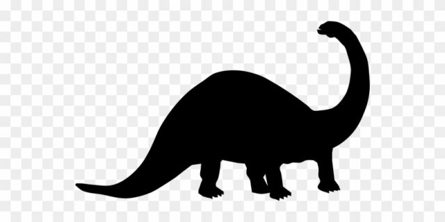 dinosaur cliparts black