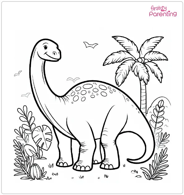 dinosaur coloring pages for preschoolers