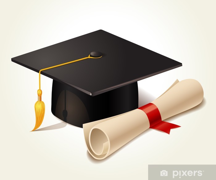 diploma and cap