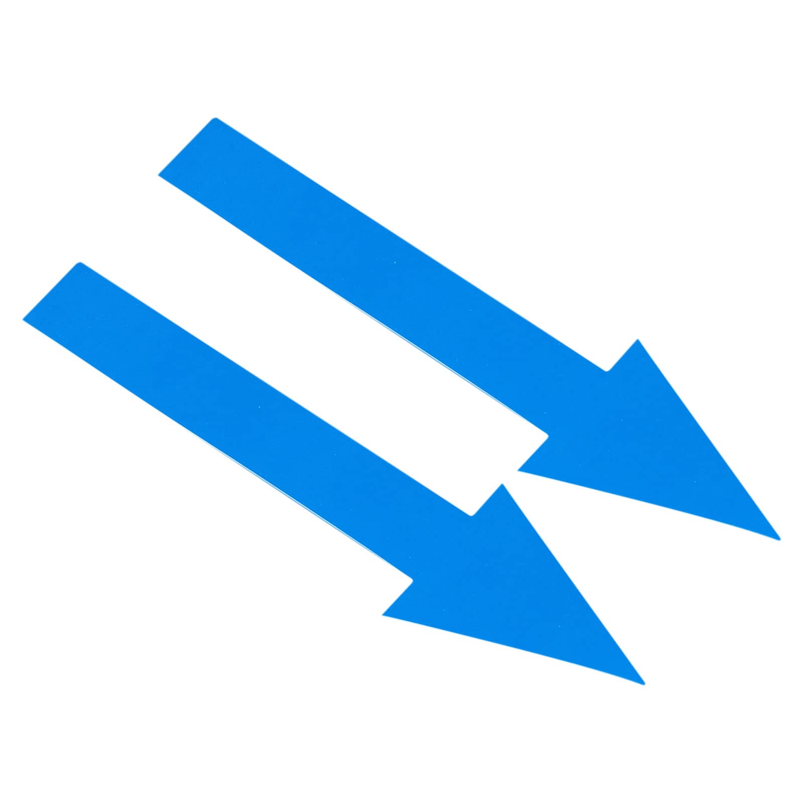 PATIKIL Pack of 12 Directional Arrow Stickers 6 Inch Length Self-Adhesive  Waterproof Floor Stickers Wall Marking Sign for Road Instructions Blue : ...