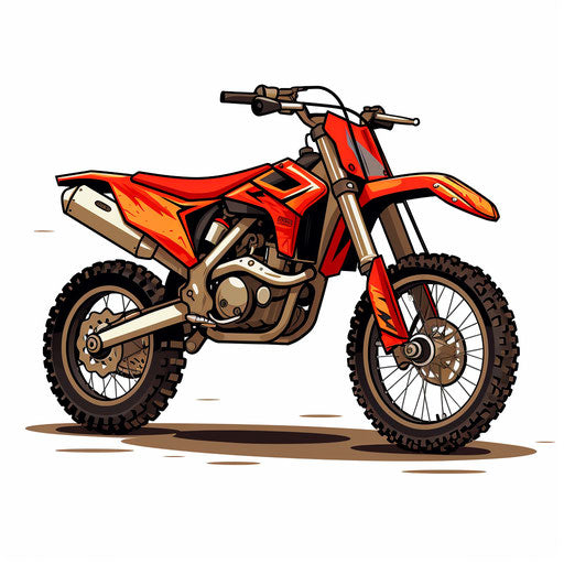 dirt bike clipart