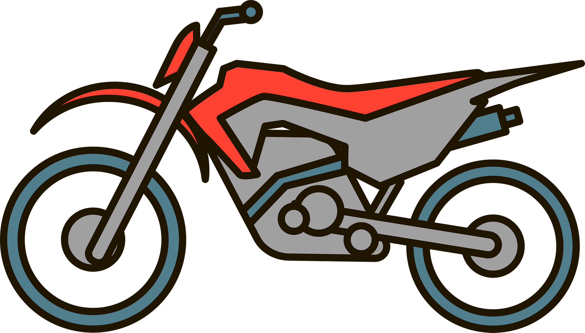 dirt bike clipart