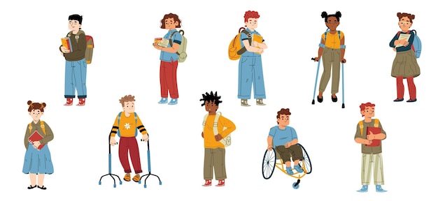 Disabled Student Vectors &amp; Illustrations for Free Download | clipart library