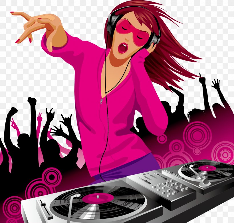 disc jockey clipart