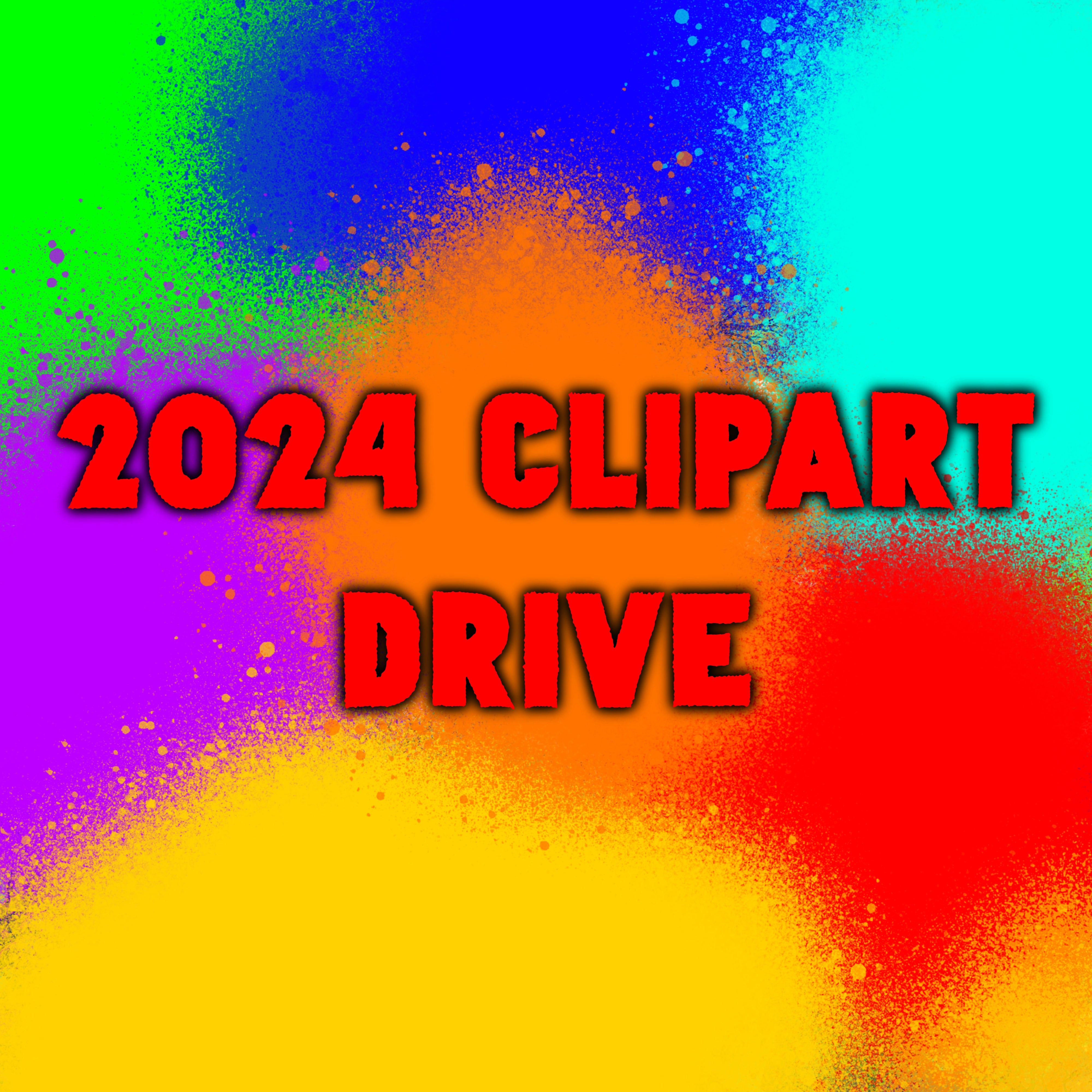 2024 yearly clipart drive – CrazyStageArtCreations