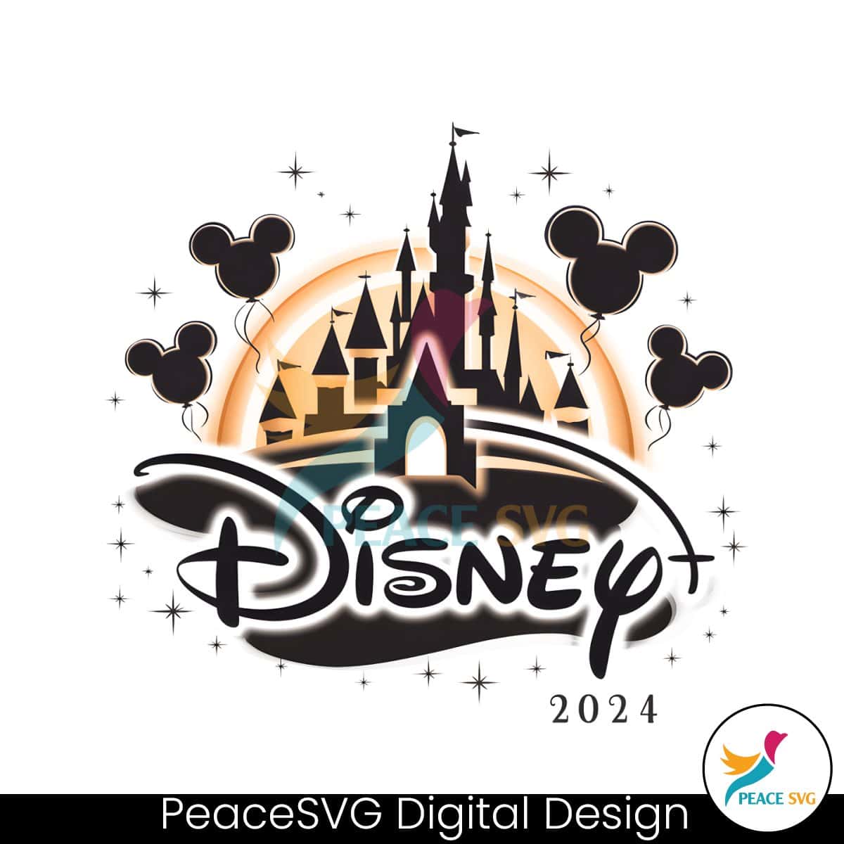Disney 2024 Mickey Balloons PNG Clipart » PeaceSVG