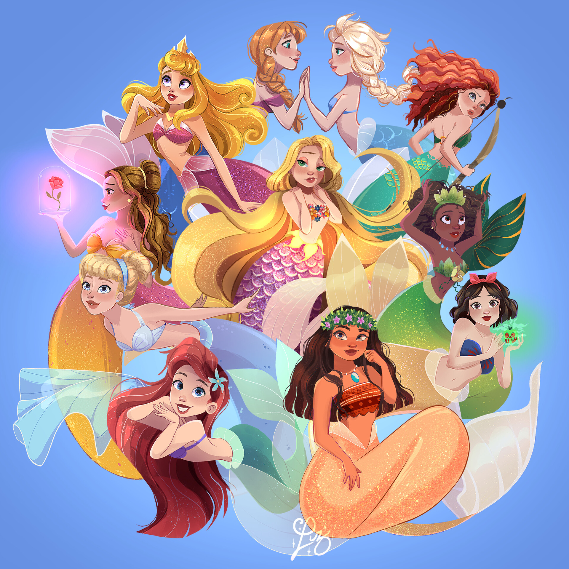ArtStation - Disney Mermaid