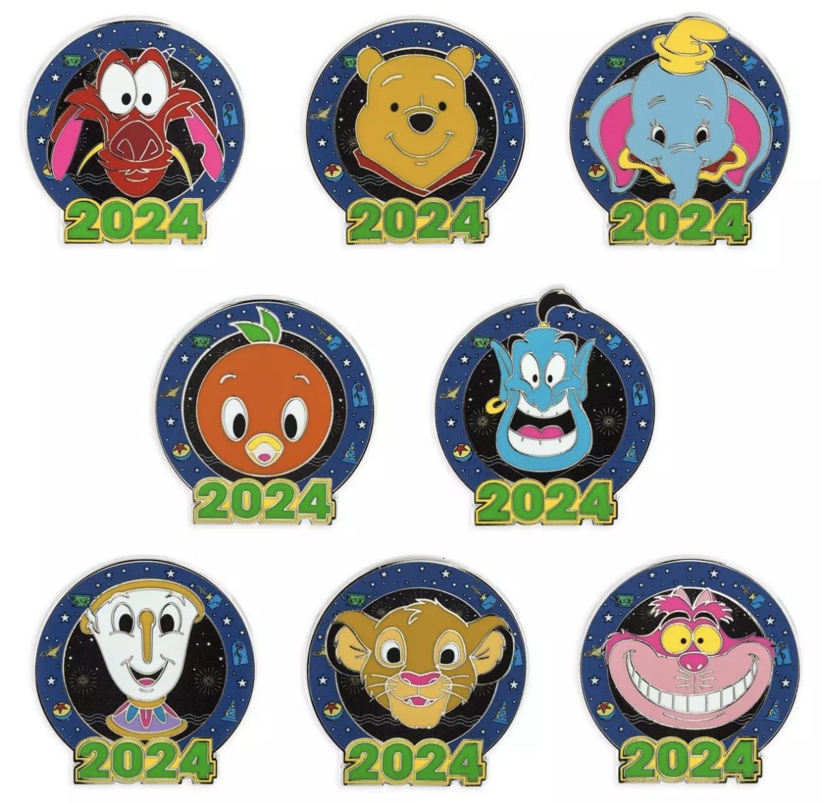 Disney Parks 2024 Dated Pin Series - Disney Pins Blog