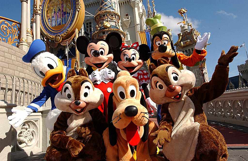 disney world characters