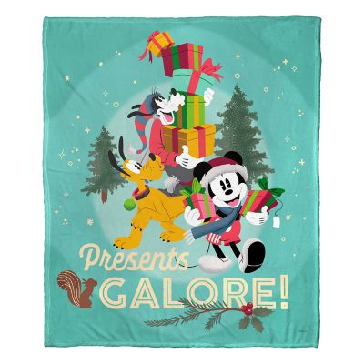 Disneys Mickey Mouse Presents Galore Silk Touch Throw Blanket