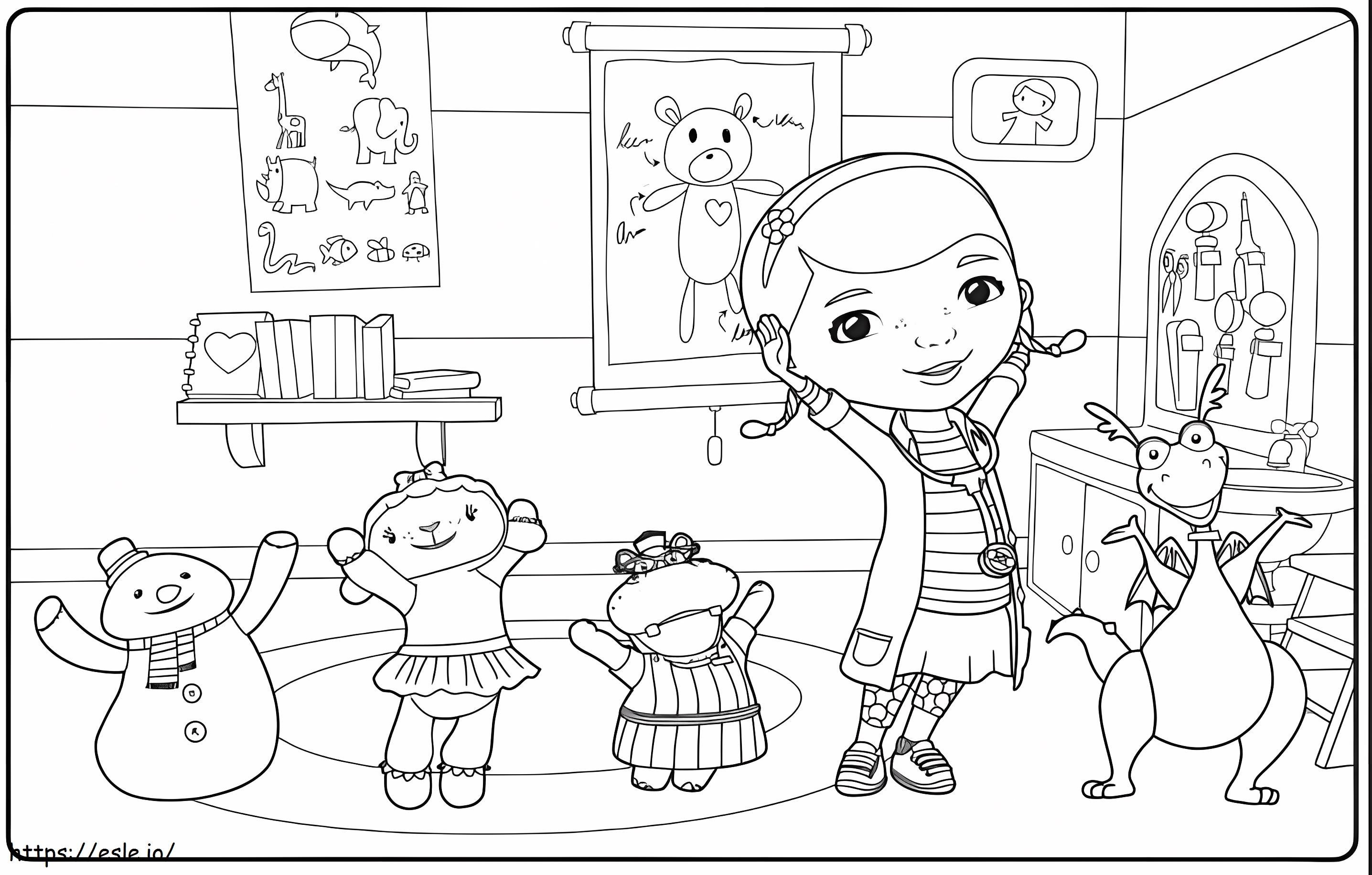 doc mcstuffins coloring pages printable