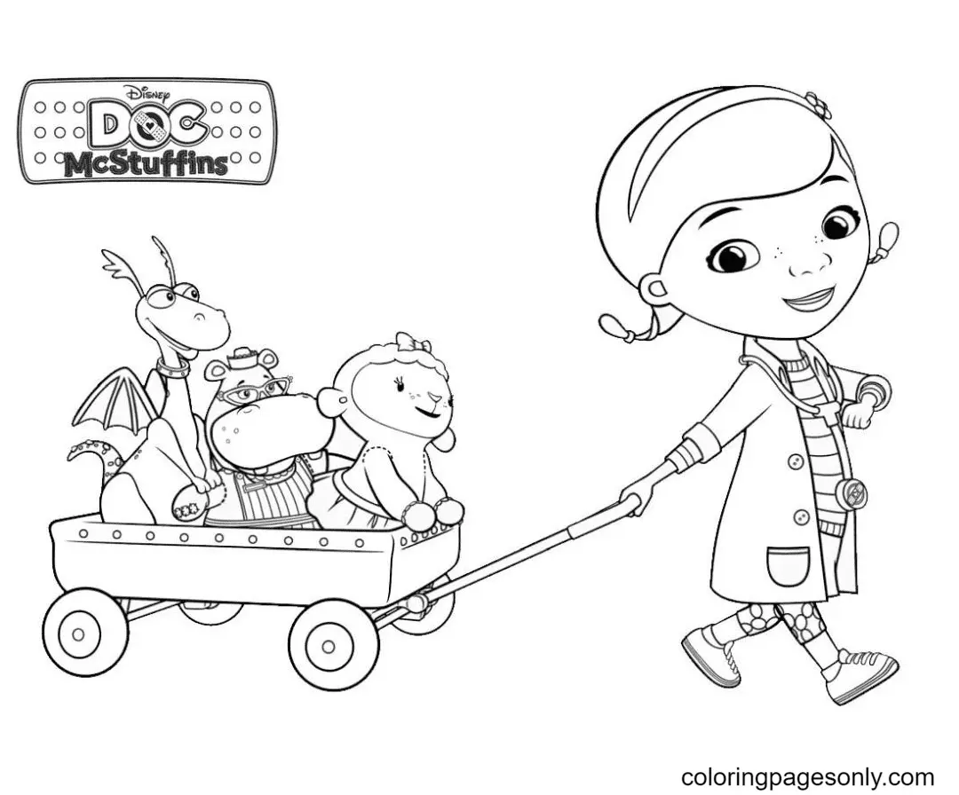 doc mcstuffins coloring pages printable