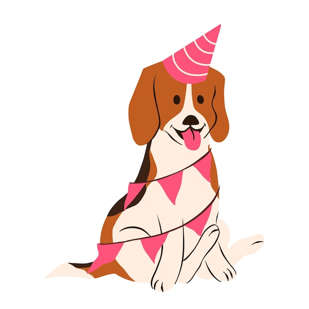 dog birthday clipart