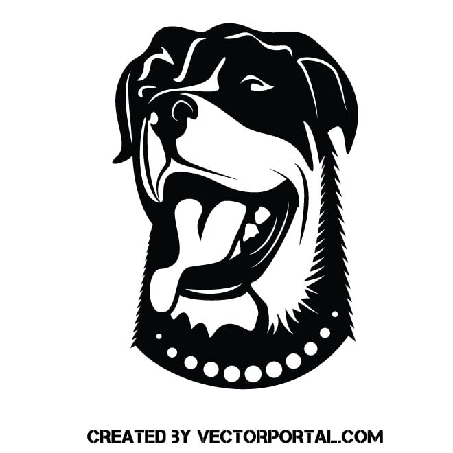 dog black and white clipart 2024