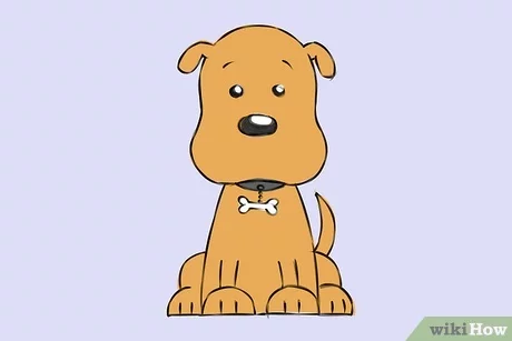Vector Illustration Of Cartoon Dog Royalty Free SVG, Cliparts ...