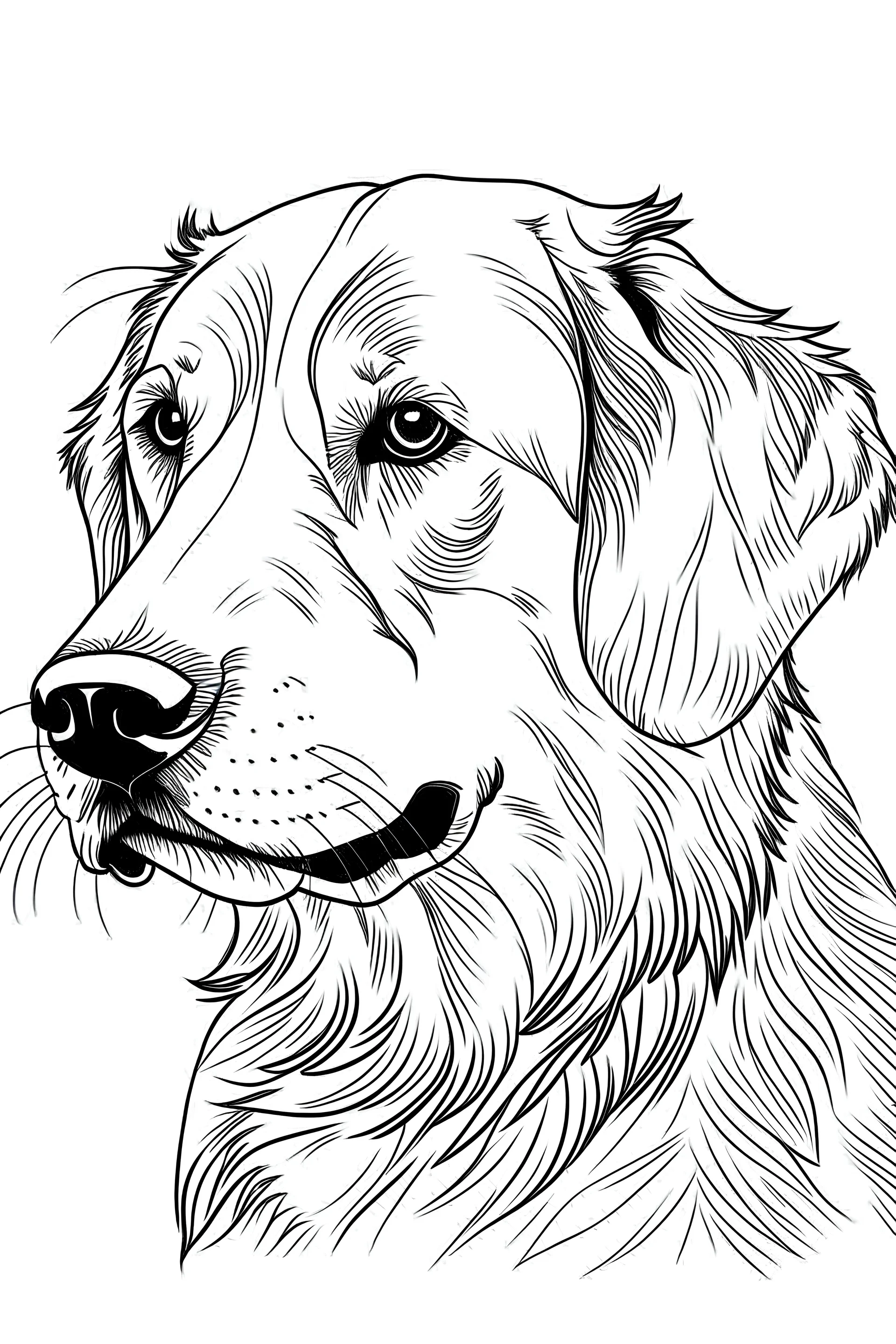 dog line art