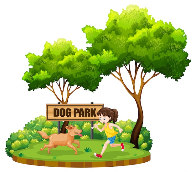 dog park clipart