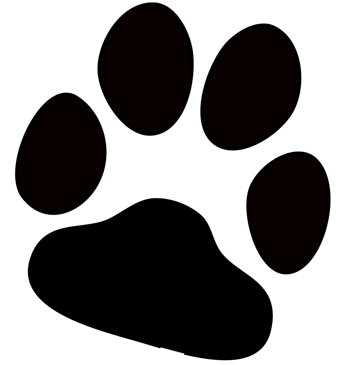 dog paw clipart