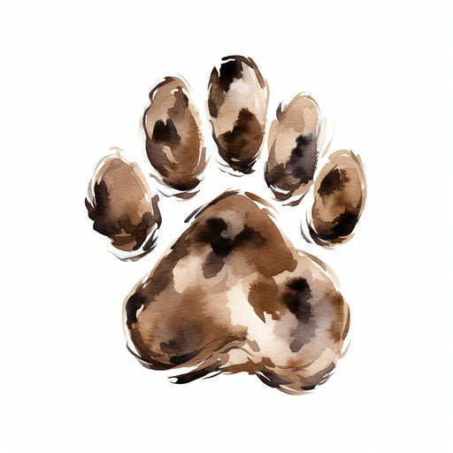 dog paw print image