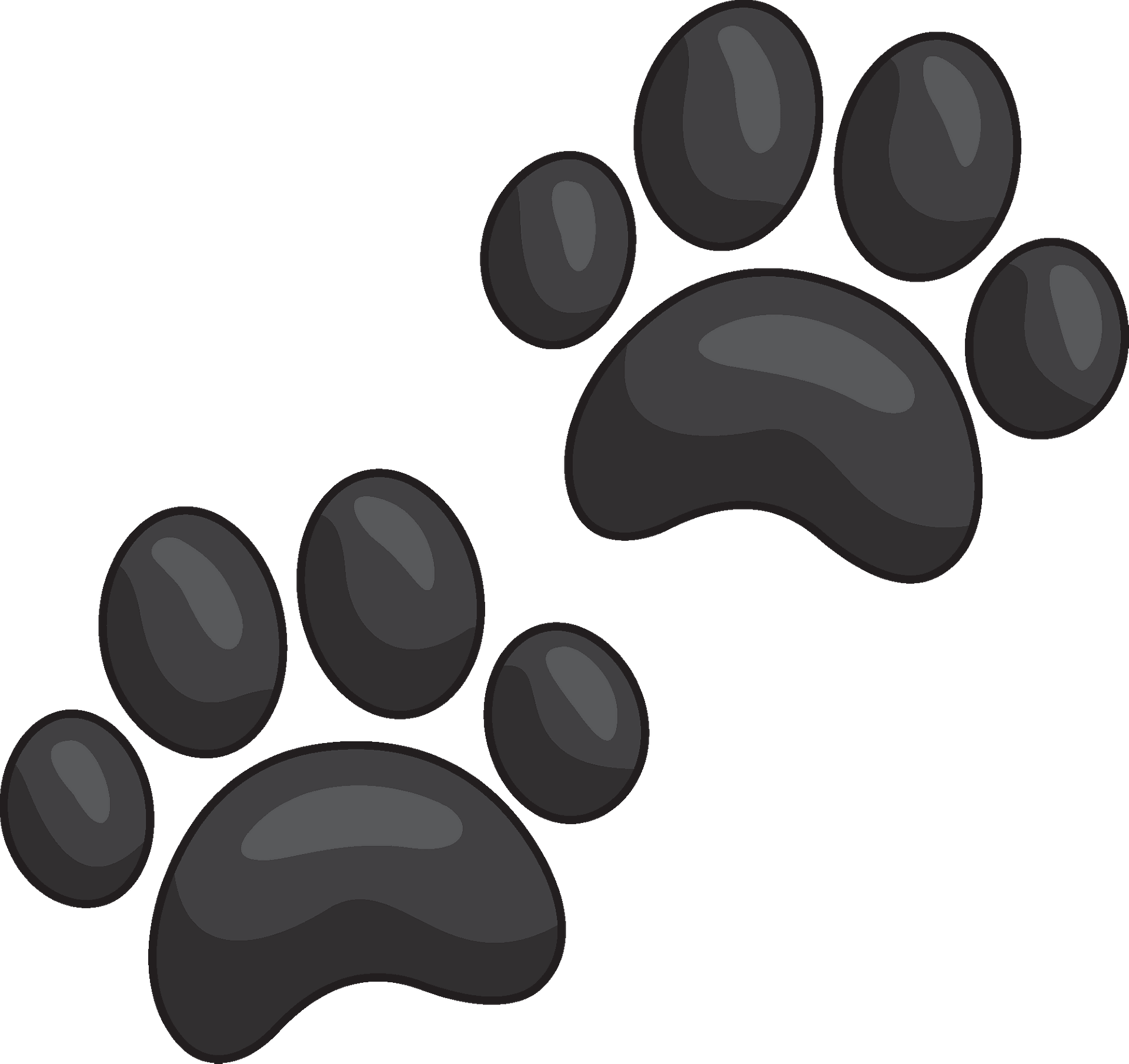 Dog paw - Free vector clipart images on clipart library.com