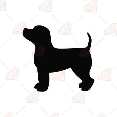 dog silhouette image