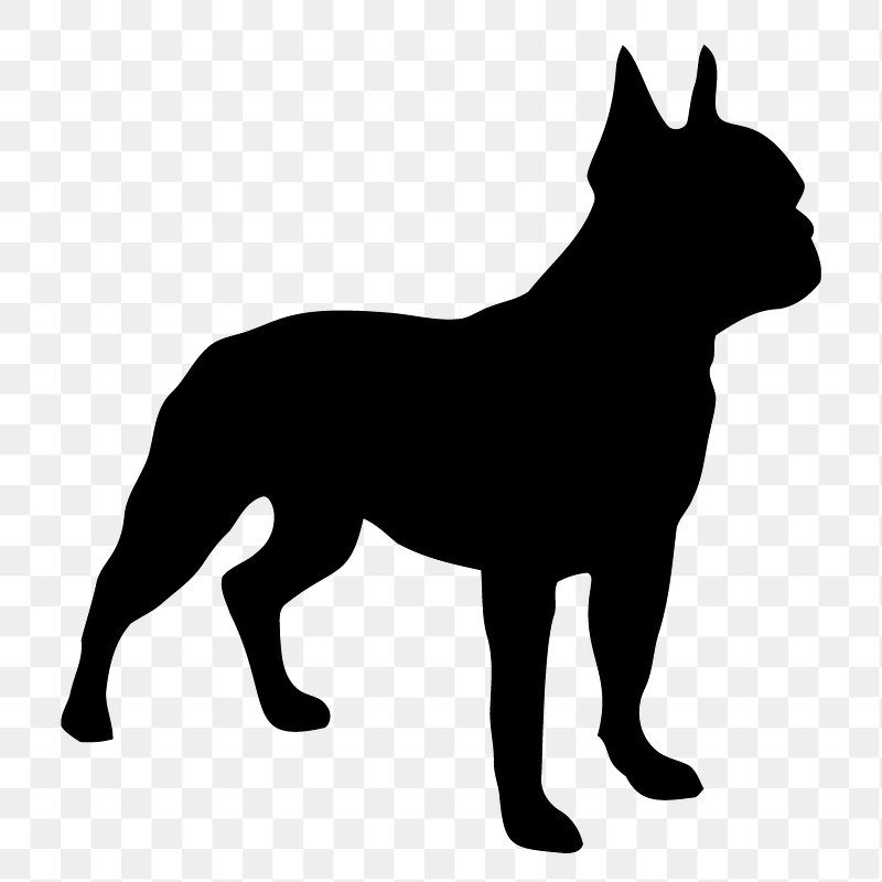 dog silhouette pictures