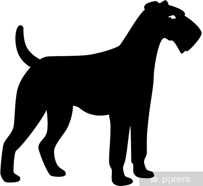 Aufkleber Dog Silhouette - PIXERS.DE