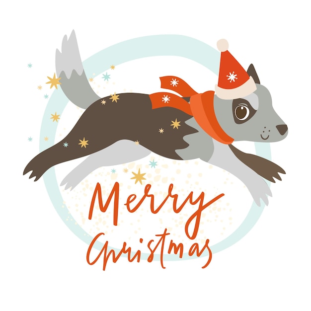Happy Snowflake Husky Dog Clipart Vectors &amp; Illustrations for Free ...