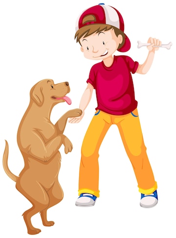 Dog Training Clip Art Vectors &amp; Illustrations for Free Download ...