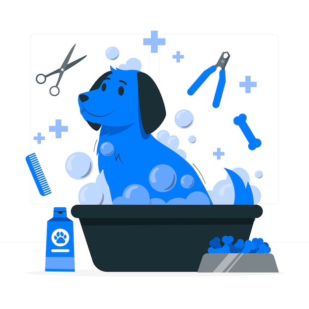 dog washing cliparts 2024