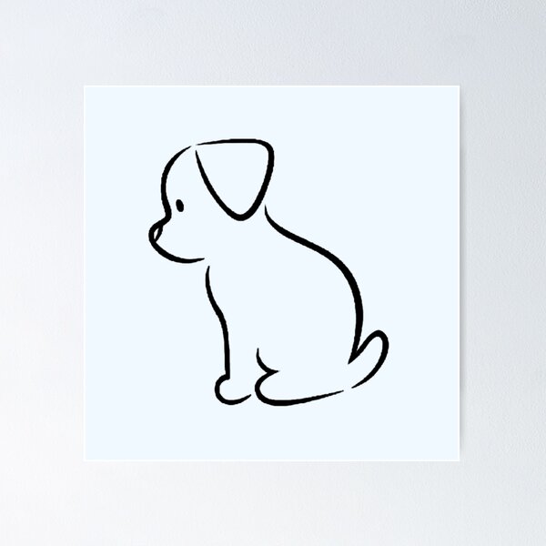White clearance cartoon dog