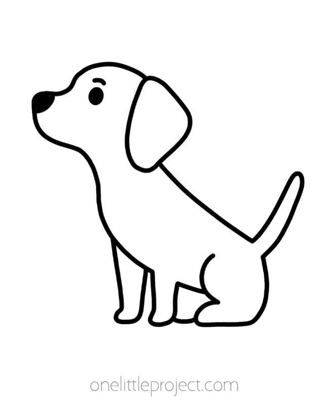 Dog Outline | Free, Printable Dog Templates