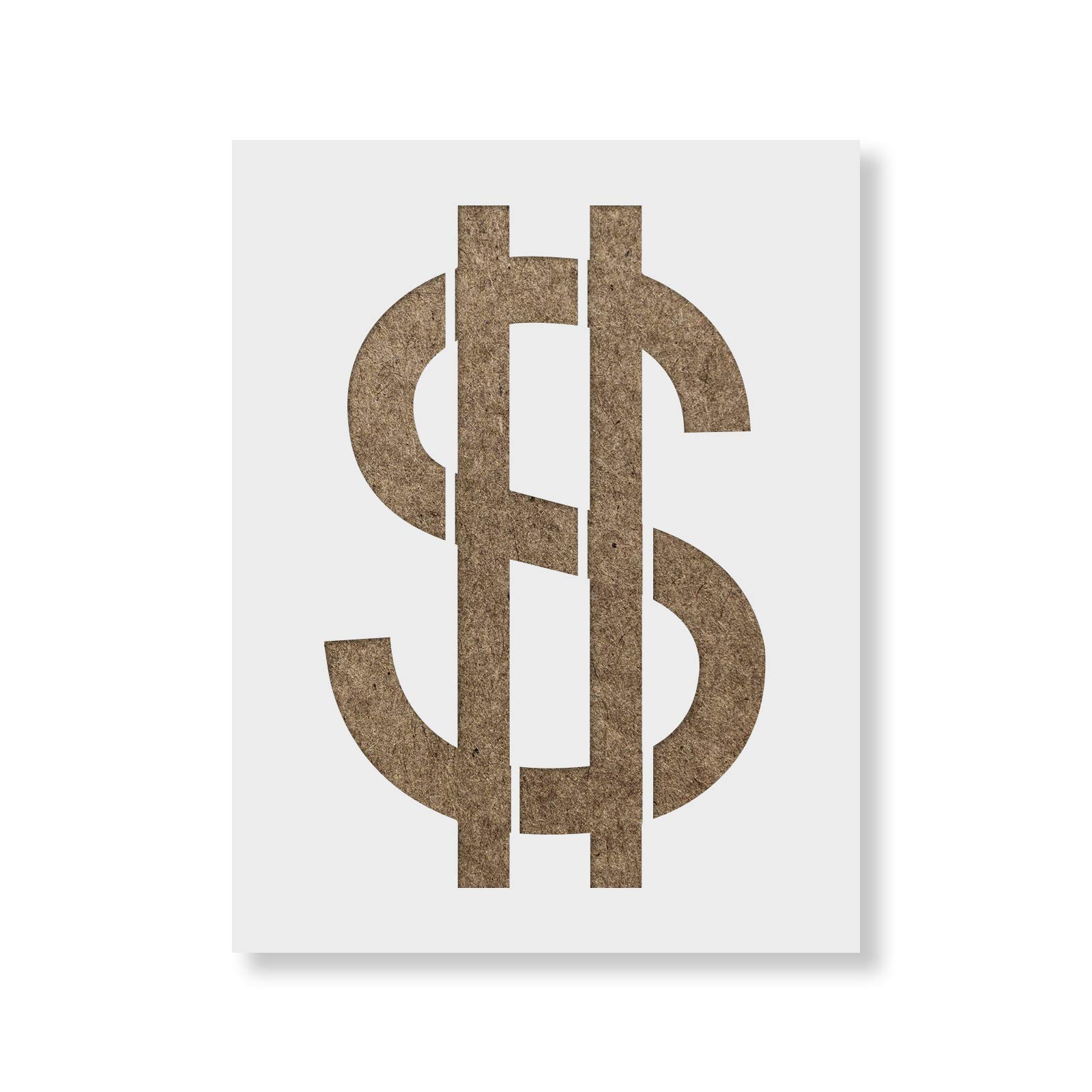 dollar sign stencil