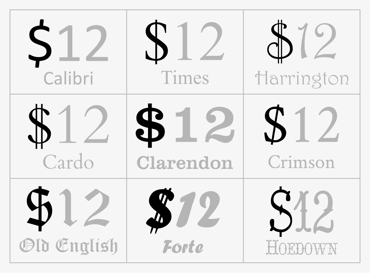 dollars signs