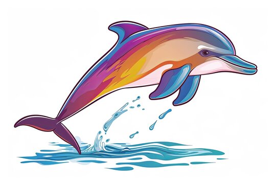 Cartoon Dolphin Images – Browse 127,345 Stock Photos, Vectors, and ...
