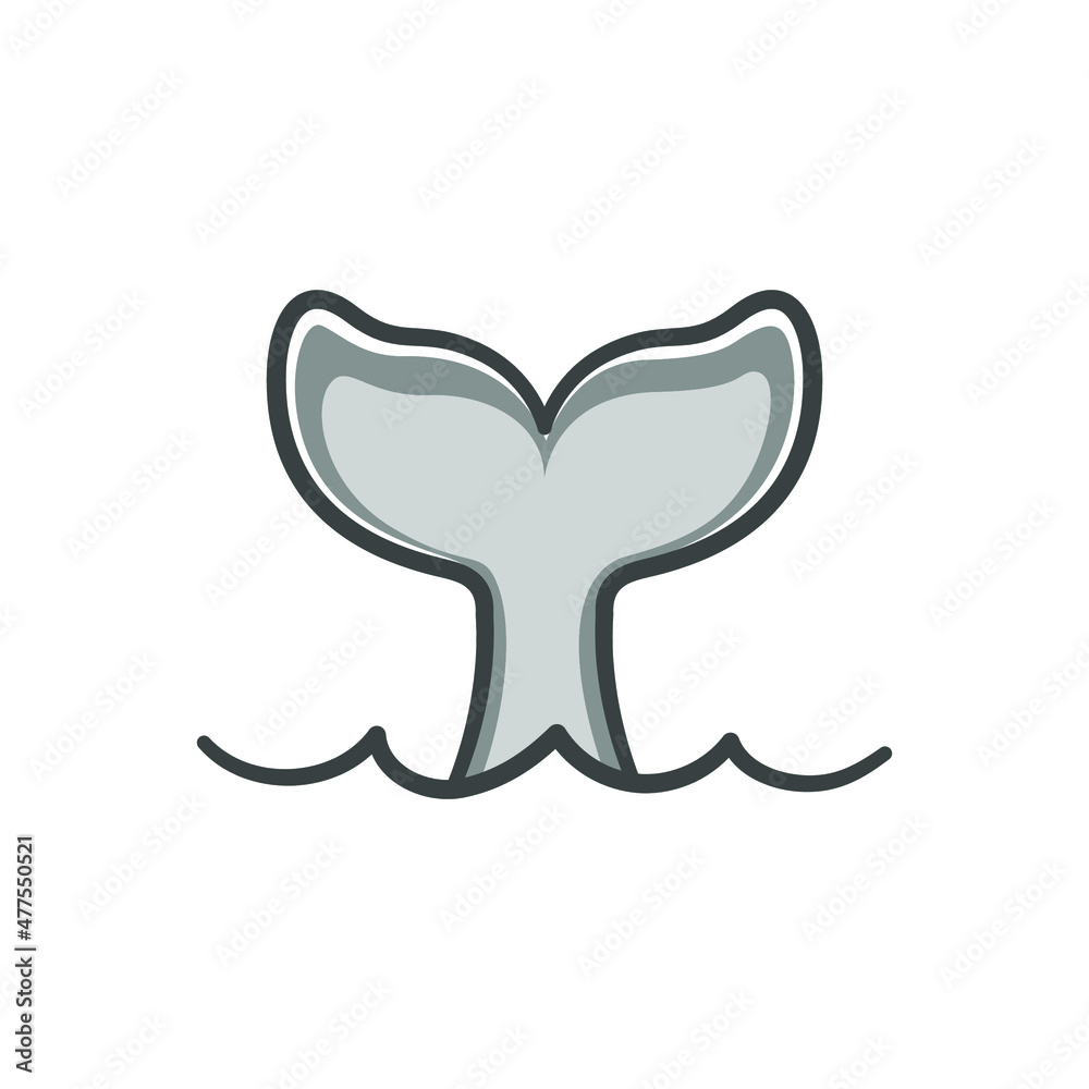 dolphin tail cliparts