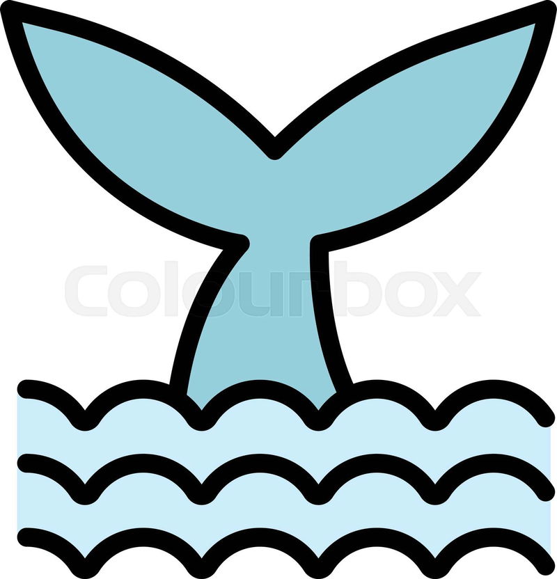 dolphin tail cliparts