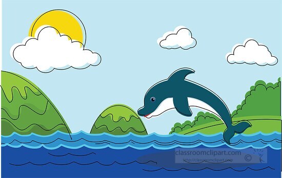 dolphins jumping cliparts 2024