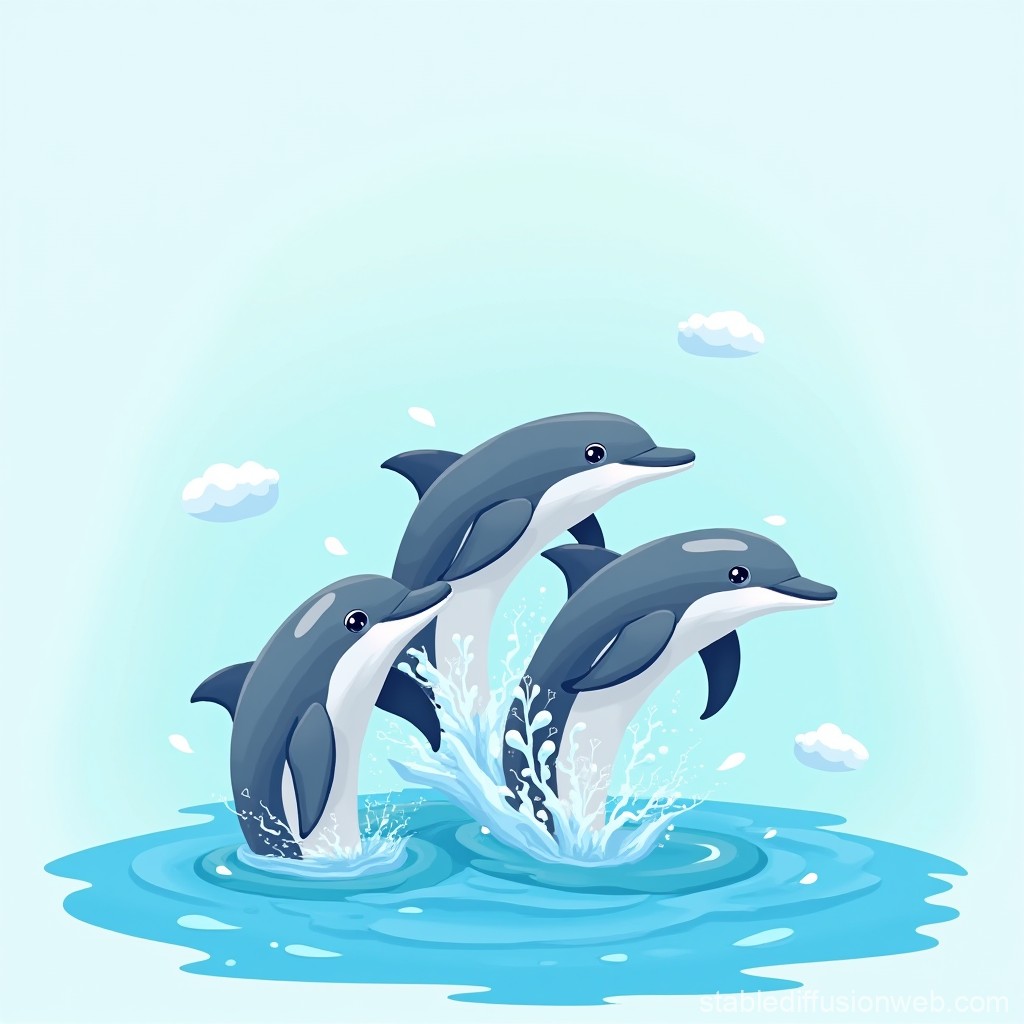 dolphins jumping cliparts 2024