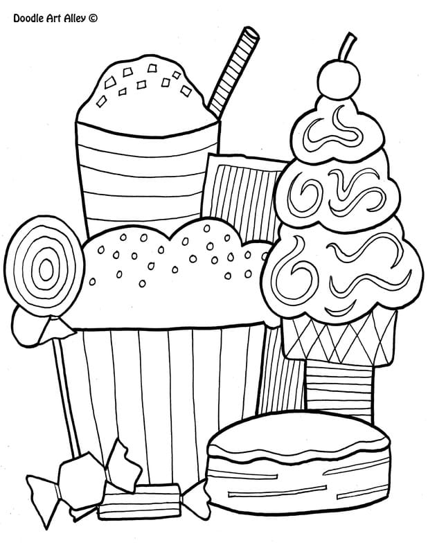 doodle art alley coloring pages