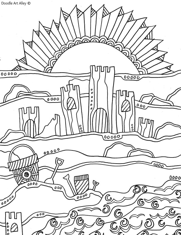 doodle art alley coloring pages