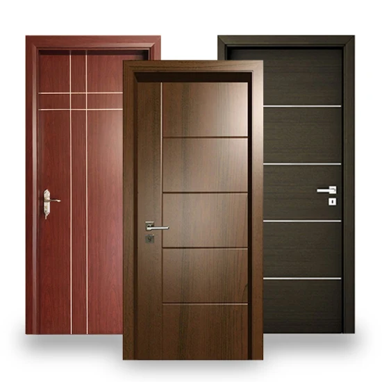 Modern Bedroom Wooden Doors Design House Hotel Interior Room Melamine MDF  Interior Solid Wood Door