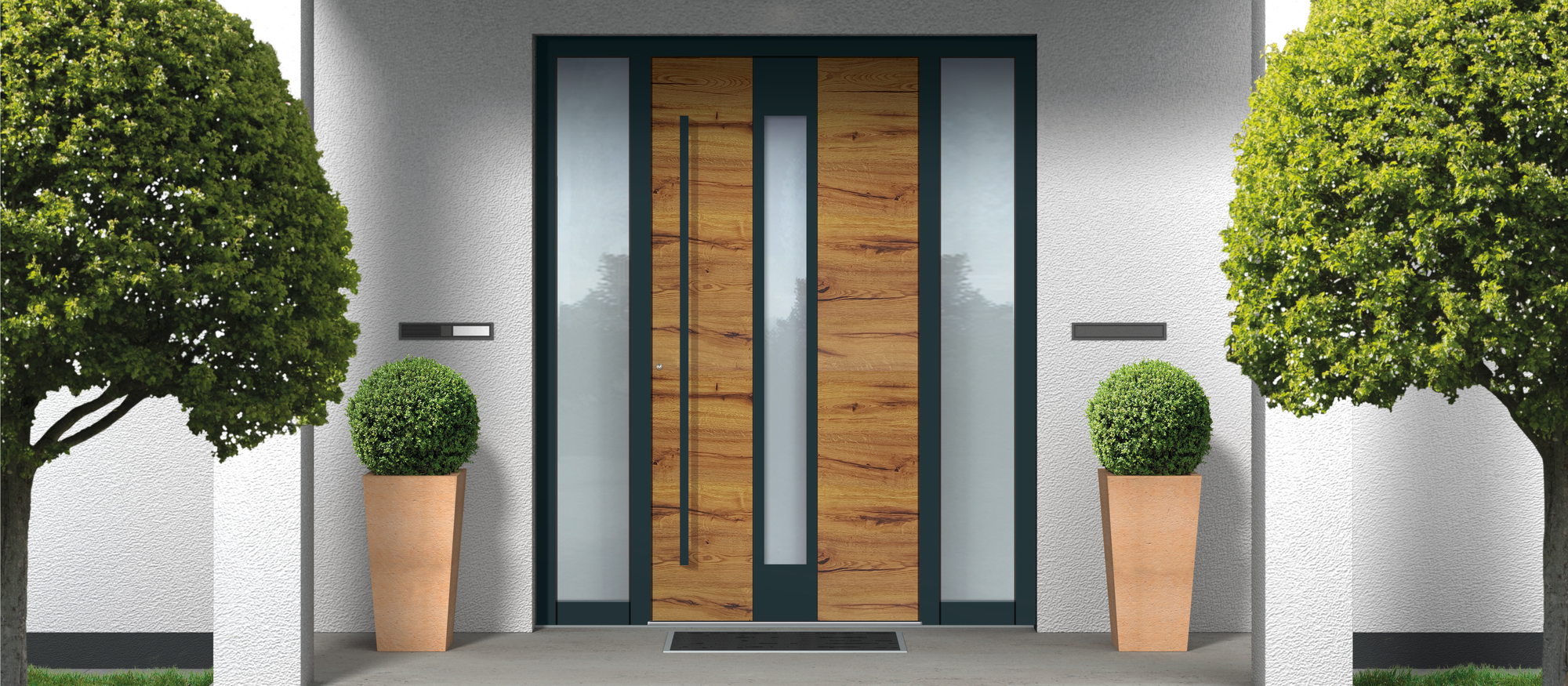 Front doors and loft systems made of aluminum | Groke Türen GmbH