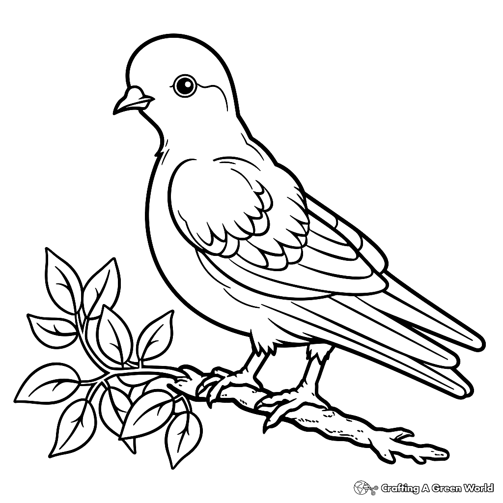 dove coloring pages