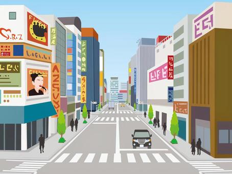 Free Vectors | Downtown view