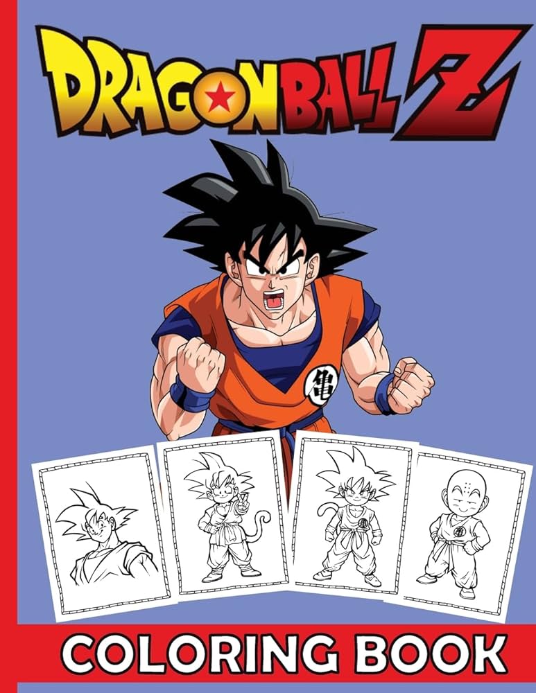 dragon ball z coloring pages boo