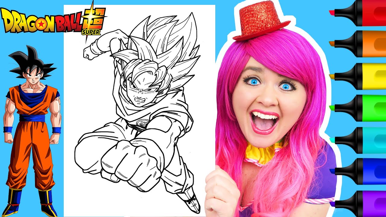 dragon ball z goku super saiyan 4 coloring pages
